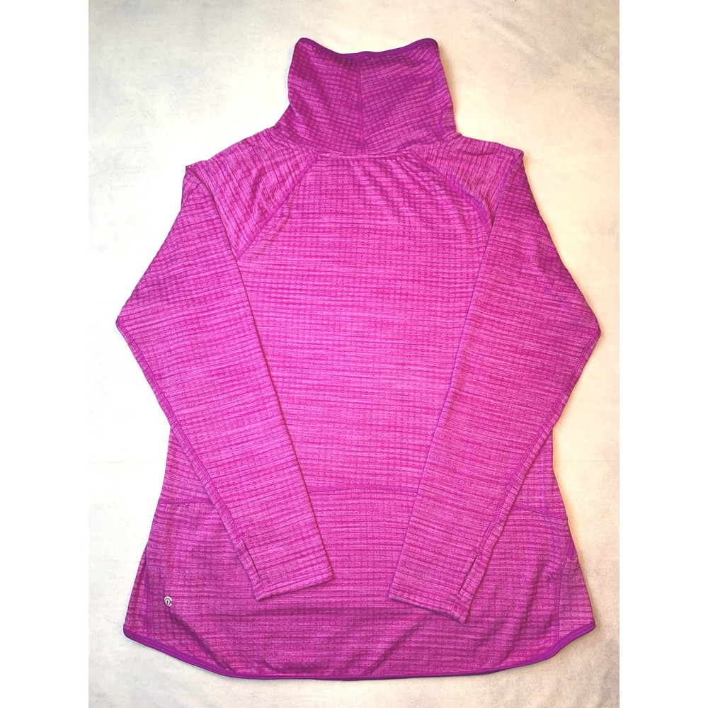 C9 Champion Womens XXL‎ Pink Space Dye Cowl Neck Pullover Duo Dry K9417-8GM